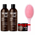 Volume Lab grunduppsättning: Shampoo och Conditioner + GÅVA (Hårinpackning + Hårborste)!